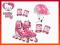 HELLO KITTY ROLKI 34-37 KASK + 2x OCHRANIACZE nowe