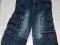 spodnie, jeans, bajerzaste, 80 cm