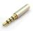 PRZEJŚCIÓWKA 4-POLOWA MINI JACK 3,5mm-MIKRO 2,5mm