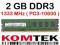 Pamięć RAM 2GB DDR3 1333MHz PC3-10600 NOWE