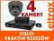 ZESTAW MONITORING 4 X KAMERA 420 LINII CCTV Z415