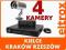 ZESTAW MONITORINGU REJESTRATOR 4 KAMERY CCTV Z347
