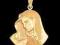 złoty medalik z Maryją pr585 GRATISY