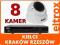 ZESTAW MONITORING 8 KAMER 700 LINII ULTRAFIO Z430