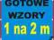 baner GOTOWE WZORY 1 na 2m - 50zł brutto W-wa