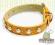 Obroża dla Psa!Obróżka dla Yorka! Yellow Pearl