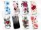 IPHONE 4 4S | Kolorowe Etui FLOWER CASE+2x FOLIA