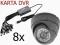 ZESTAW KARTA DVR Z 8 X KDN-909PH DLA SKLEPÓW