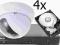 ZESTAW 4 x KAMERA KK-901P+ BCS0401QE+ DYSK 500G