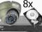 ZESTAW 8 KAMER BCS-DM171IR20 MONITORING FIRM