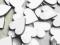 Scrapki w kształcie serca  SD05 - 10 szt scrapki