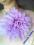 Broszka kwiat duży wrzos fiolet lila :)