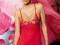 Halka+stringi Luiza Chemise RED OBS-VE L/XL