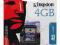 WYPRZ KARTA PAMIĘCI KINGSTON SDHC 4GB CLASS 4 750