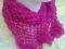 Szalik (zamotka)fuksja .WYPRZEDAŻ