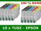 10 x TUSZ EPSON STYLUS S22 SX125 SX425W BX305F