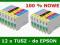 12x TUSZE TUSZ EPSON R200 R220 R300 R320 R340