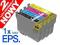 1 x TUSZ EPSON T1811-14 XP30 XP102 XP202 XP205 XL