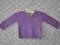 Piękny fioletowy sweterek, 86cm