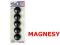 MAGNESY CZARNE __ 5 sztuk __ 30 mm średnicy