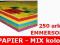 PAPIER KSERO - MIX A4 kol. intensywne 250 arkuszy
