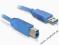 Delock kabel USB 3.0 AM -&gt; USB 3.0 BM, 1m, blue