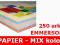PAPIER KSERO - MIX A4 kol. pastelowych 250 arkuszy