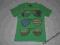 Bawełniany T-shirt zielone jabłuszko okulary 146
