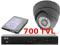 ZESTAW DO MONITORINGU BCS KAMERA 700TVL DYSK1000GB