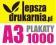 PLAKAT PLAKATY A3 1000szt Kreda135g DOSTAWA GRATIS