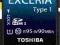 Toshiba karta pamięci Exceria 16GB SDHC Class10 SD