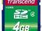Transcend karta pamięci SDHC 4GB Class 4