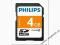 Philips karta pamięci SDHC 4GB Class 4