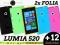 NOKIA LUMIA 520 Etui Pokrowiec SLIM MAT + 2x folia