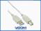 Kabel InLine USB 2.0 A-B 10m - bialy