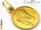 Złoty MEDALIK Z JEZUSEM AlleZloto_pl