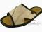Pantofle papcie klapki męskie skóra r 41