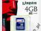 Kingston SDHC  4GB Class  4