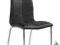 Krzesło K114 CZARNY Eco-Skóra Stal Chromowana