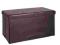 DUŻA SKRZYNIA OTOMAN PUFA SKÓROPODOBNA BRĄZ 143Z