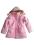 Śliczna różowa kurtka zimowa futerko 134 - 140