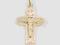 Złoty grawerowany krzyzyk  0,750 g