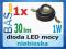 Dioda LED mocy 1W - niebieska