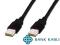 Kabel USB-A - USB-A (wtyk - wtyk), 5m, Assmann