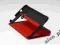 HTC HC V841 Flip Case Black, Red insert