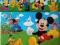 PUZZLE MYSZKA MICKEY MIKI 63 ELEMENTY PODSTAWKA