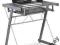 Biurko B-264 SZKŁO HARTOWANE METAL KOLOR SZARY