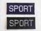 Aplikacja sport 9x4 cm.