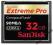 Sandisk CF-32GB Extreme PRO Compact Flash 90MB/s