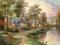 Puzzle 1500 el. THOMAS KINKADE Nad jeziorem ONYKS